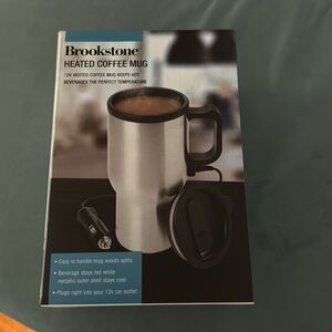 Brookstone Heated Coffee Mug-NIB